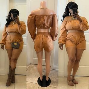 2pc Short Set🤎